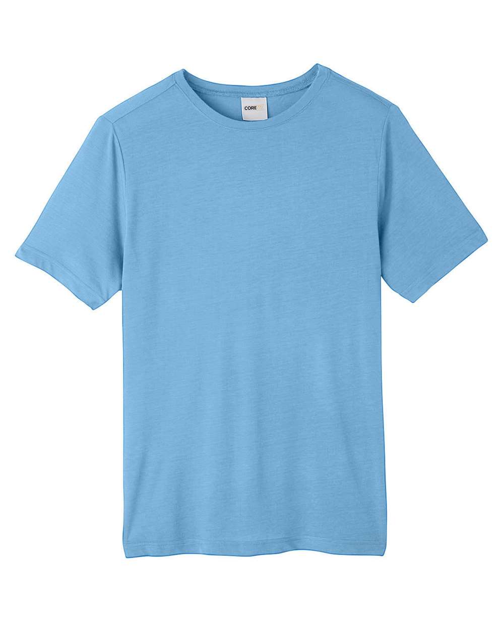 CORE365 CE111 Unisex Fusion ChromaSoft Performance T-Shirt in Columbia Blue