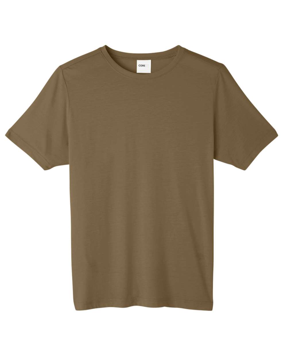 CORE365 CE111 Unisex Fusion ChromaSoft Performance T-Shirt in Coyote Brown