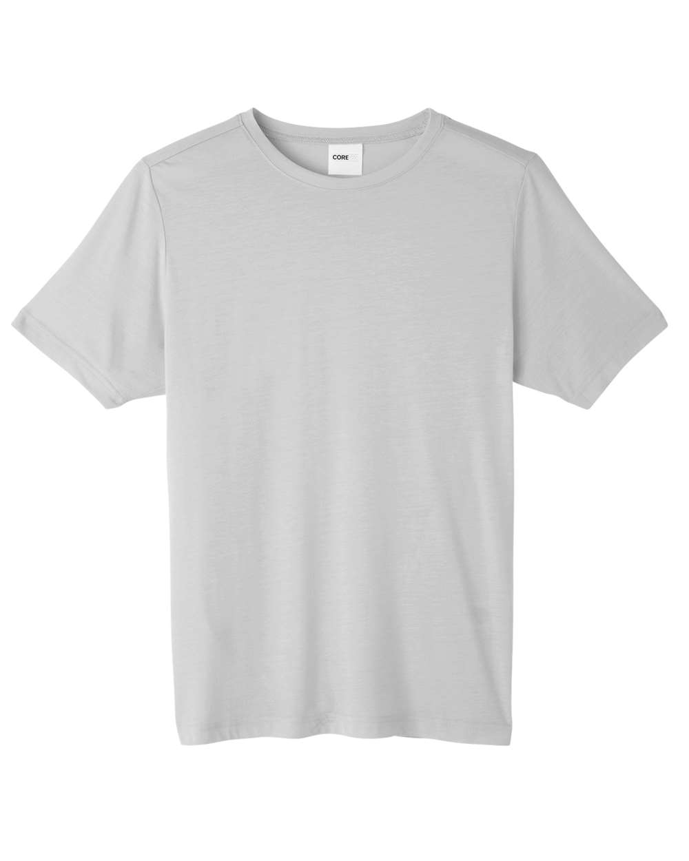 CORE365 CE111 Unisex Fusion ChromaSoft Performance T-Shirt in Platinum