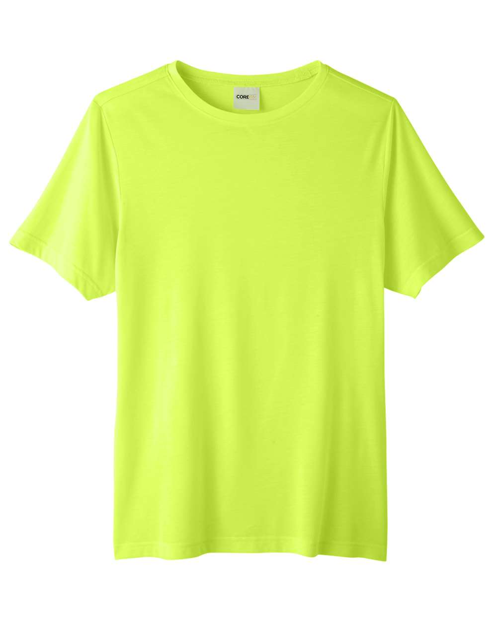 CORE365 CE111 Unisex Fusion ChromaSoft Performance T-Shirt in Safety Yellow