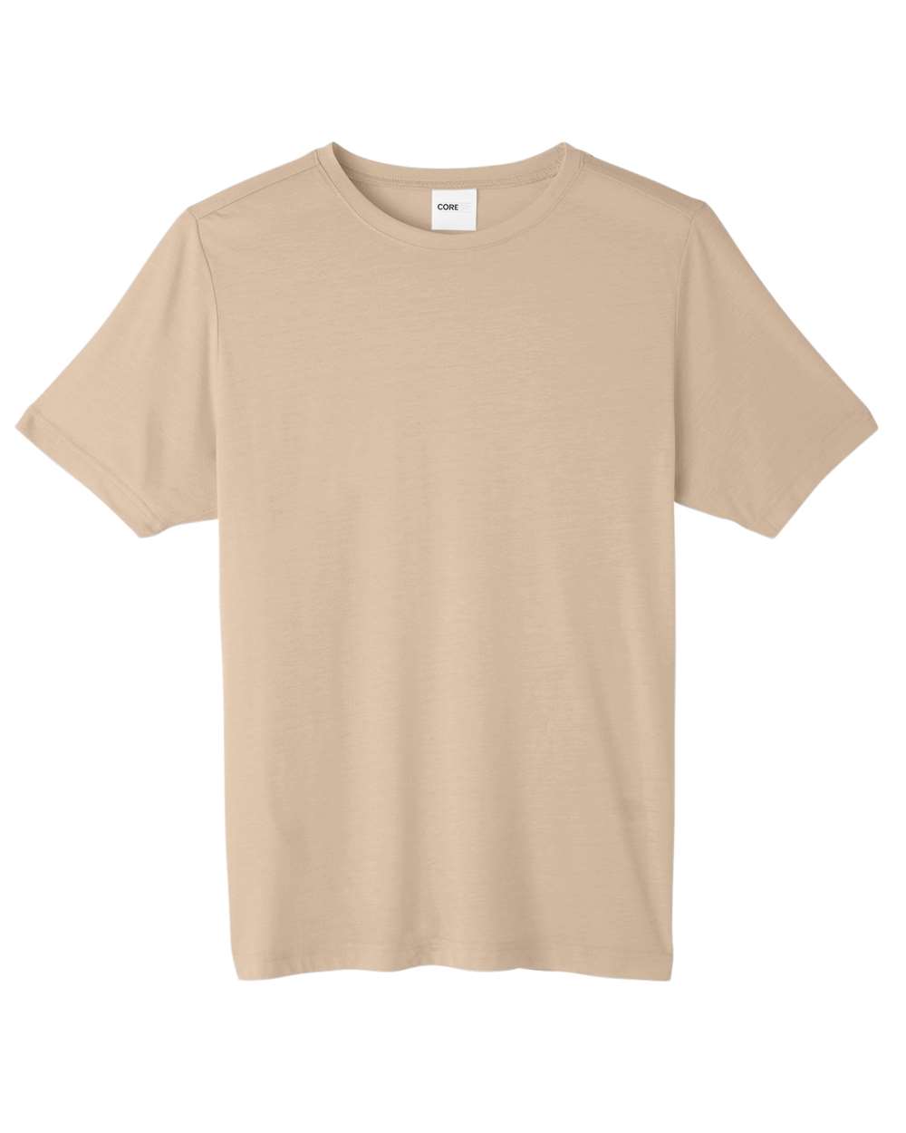 CORE365 CE111 Unisex Fusion ChromaSoft Performance T-Shirt in Stone