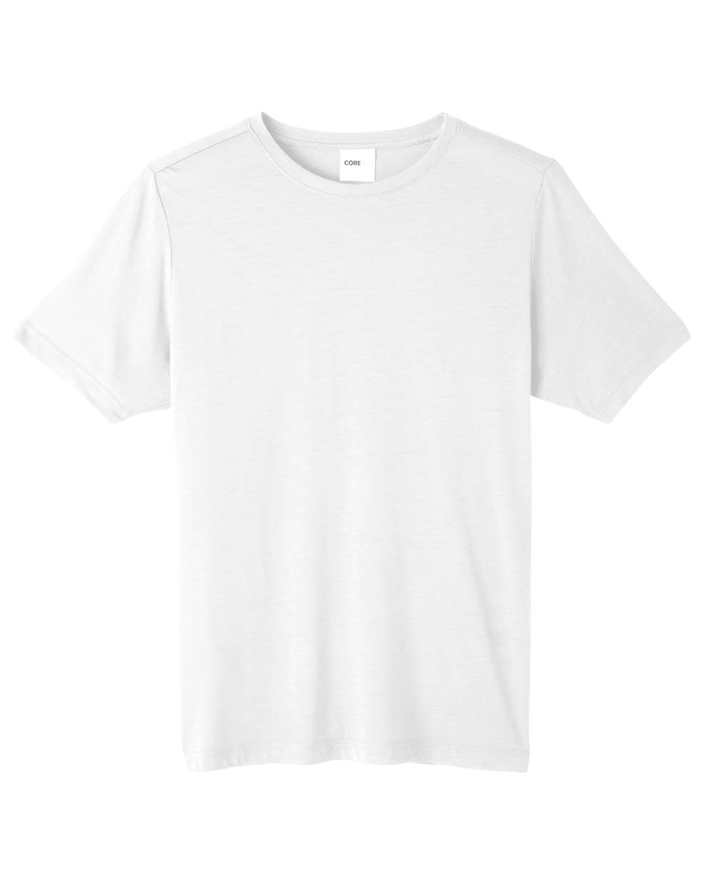 CORE365 CE111 Unisex Fusion ChromaSoft Performance T-Shirt in White