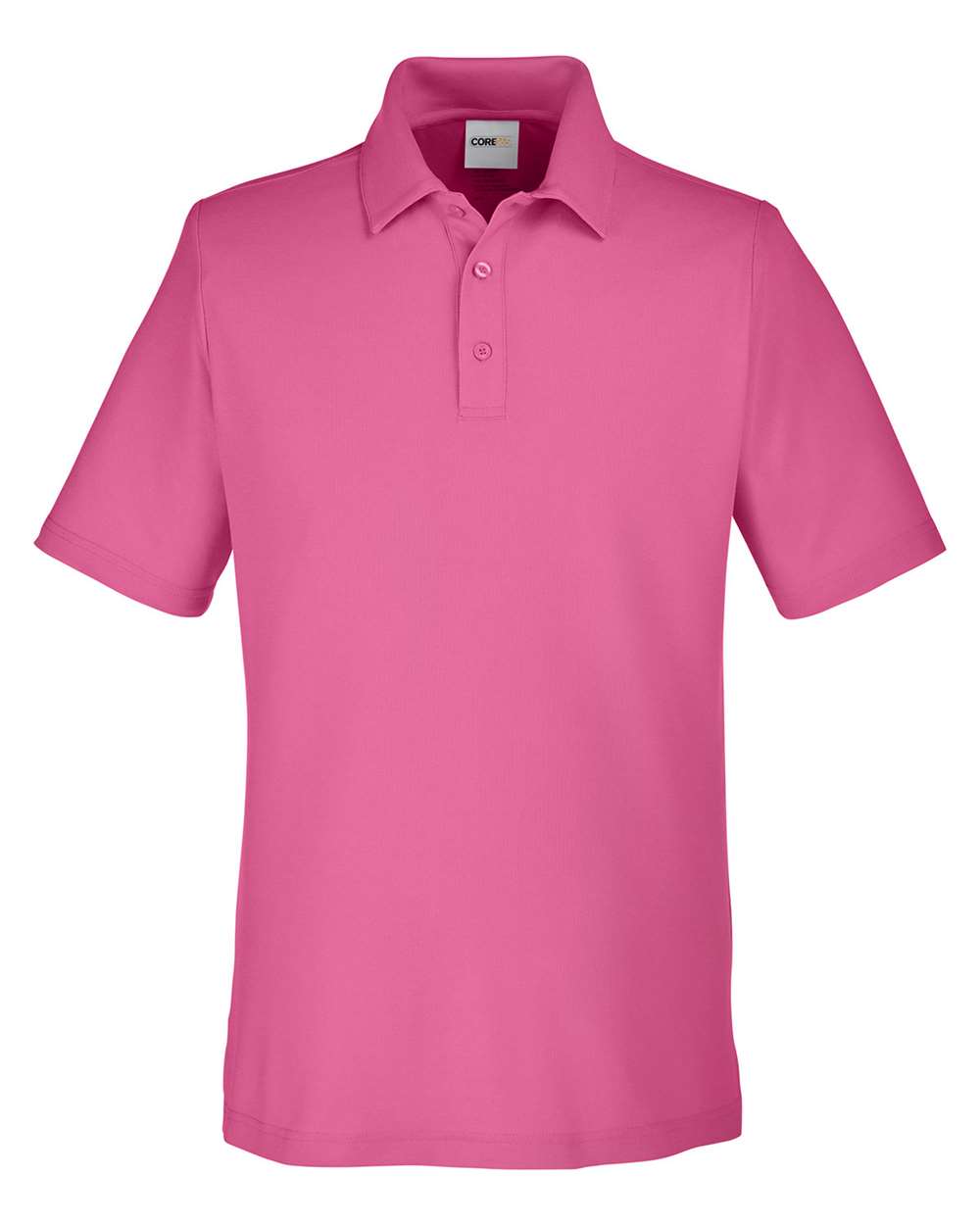 CORE365 CE112 Men's Fusion ChromaSoft™ Pique Polo in Charity Pink