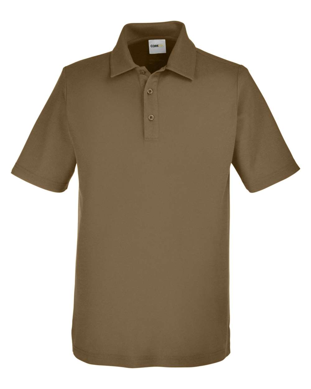 CORE365 CE112 Men's Fusion ChromaSoft™ Pique Polo in Coyote Brown