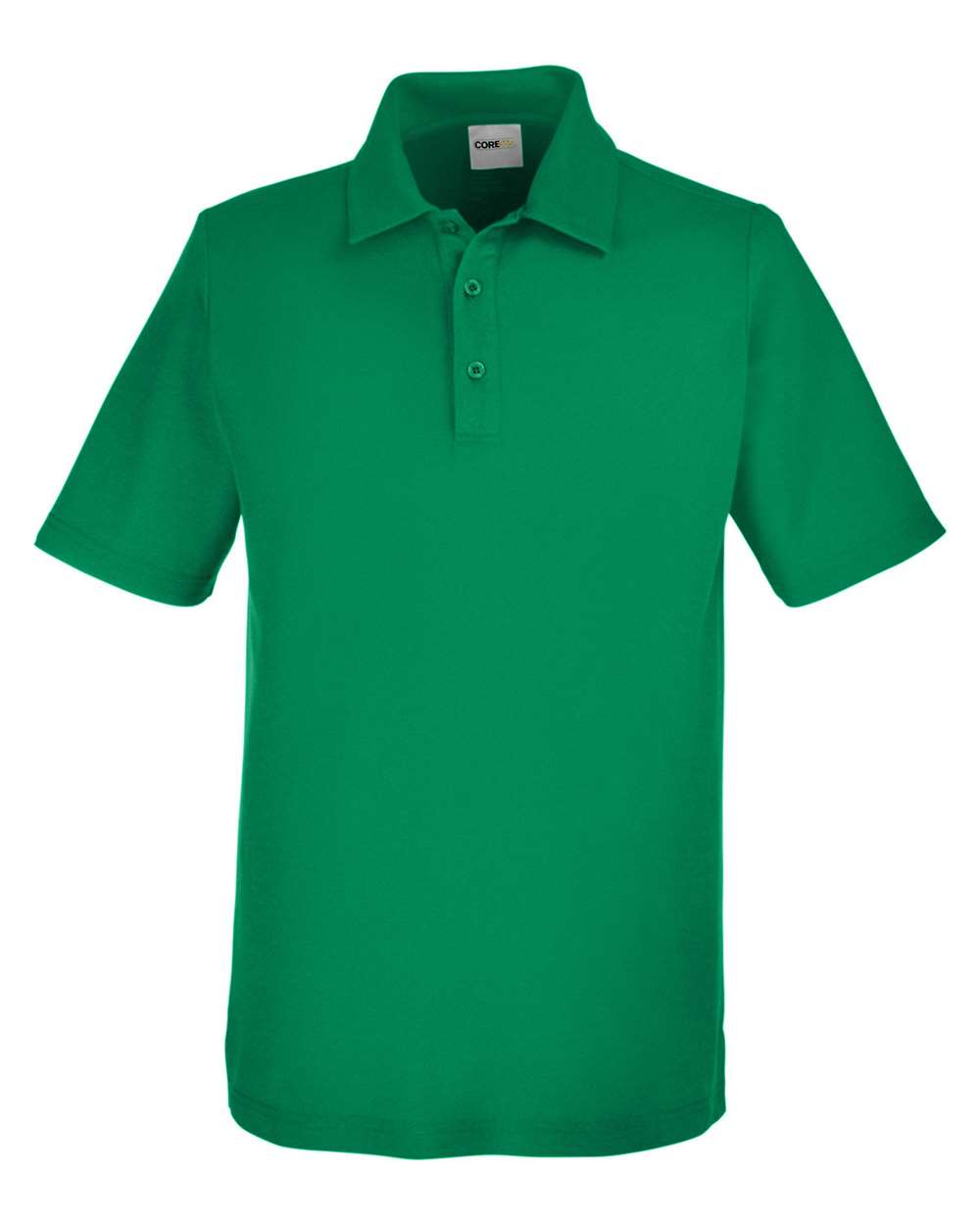CORE365 CE112 Men's Fusion ChromaSoft™ Pique Polo in Kelly Green