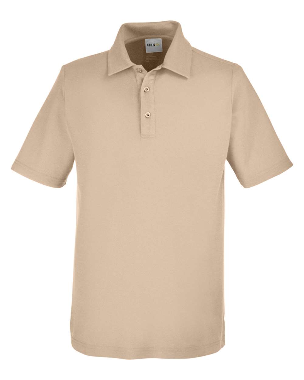 CORE365 CE112 Men's Fusion ChromaSoft™ Pique Polo in Stone
