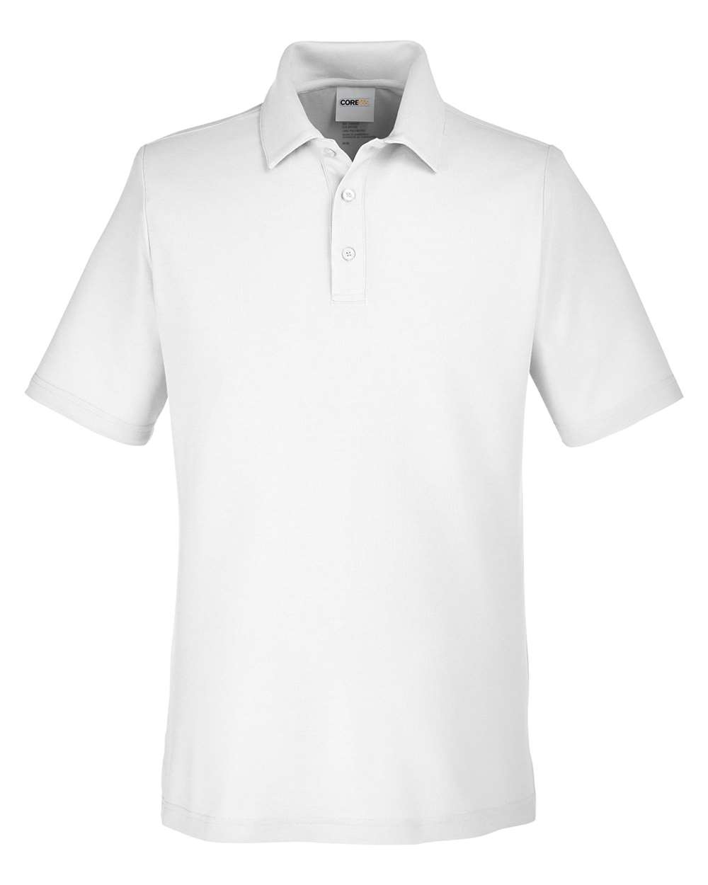 CORE365 CE112 Men's Fusion ChromaSoft™ Pique Polo in White
