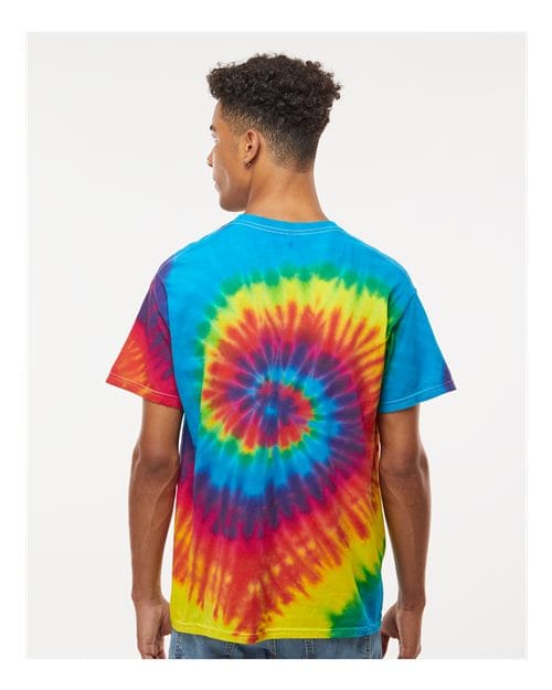 Colortone 10928 Colortone 1000 Unisex Multi-Color Tie-Dyed T-Shirt