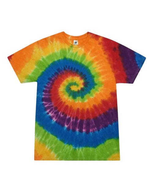 Colortone 1000Y-Youth Multi-Color Tie-Dyed T-Shirt in Prism