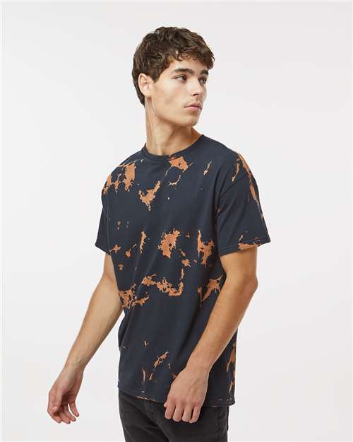Colortone 1385-Unisex Bleach Out Dyed T-Shirt in 