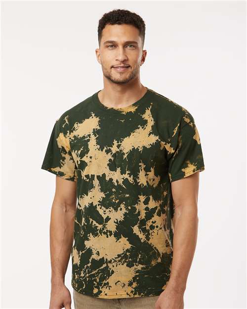 Colortone 1385-Unisex Bleach Out Dyed T-Shirt in 