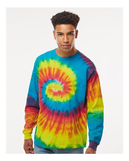 Colortone 2000-Unisex Tie-Dyed Long Sleeve T-Shirt in 