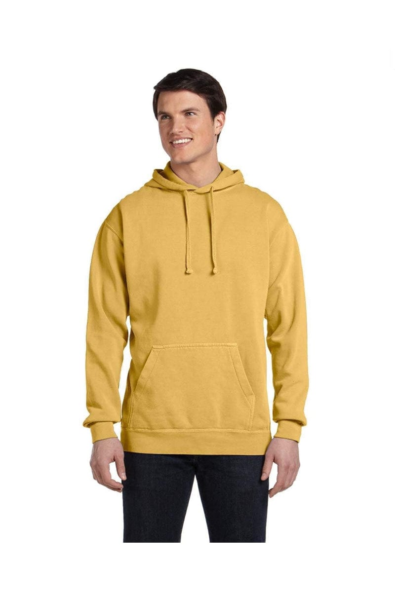Comfort Colors 1567 Adult Hooded Sweatshirt in Mustard