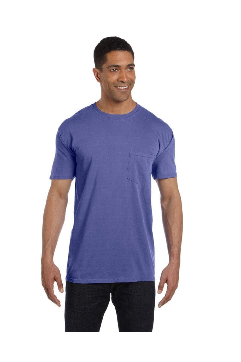 Comfort Colors 6030CC T-Shirt with Pocket Tee - Bulk Custom Shirts