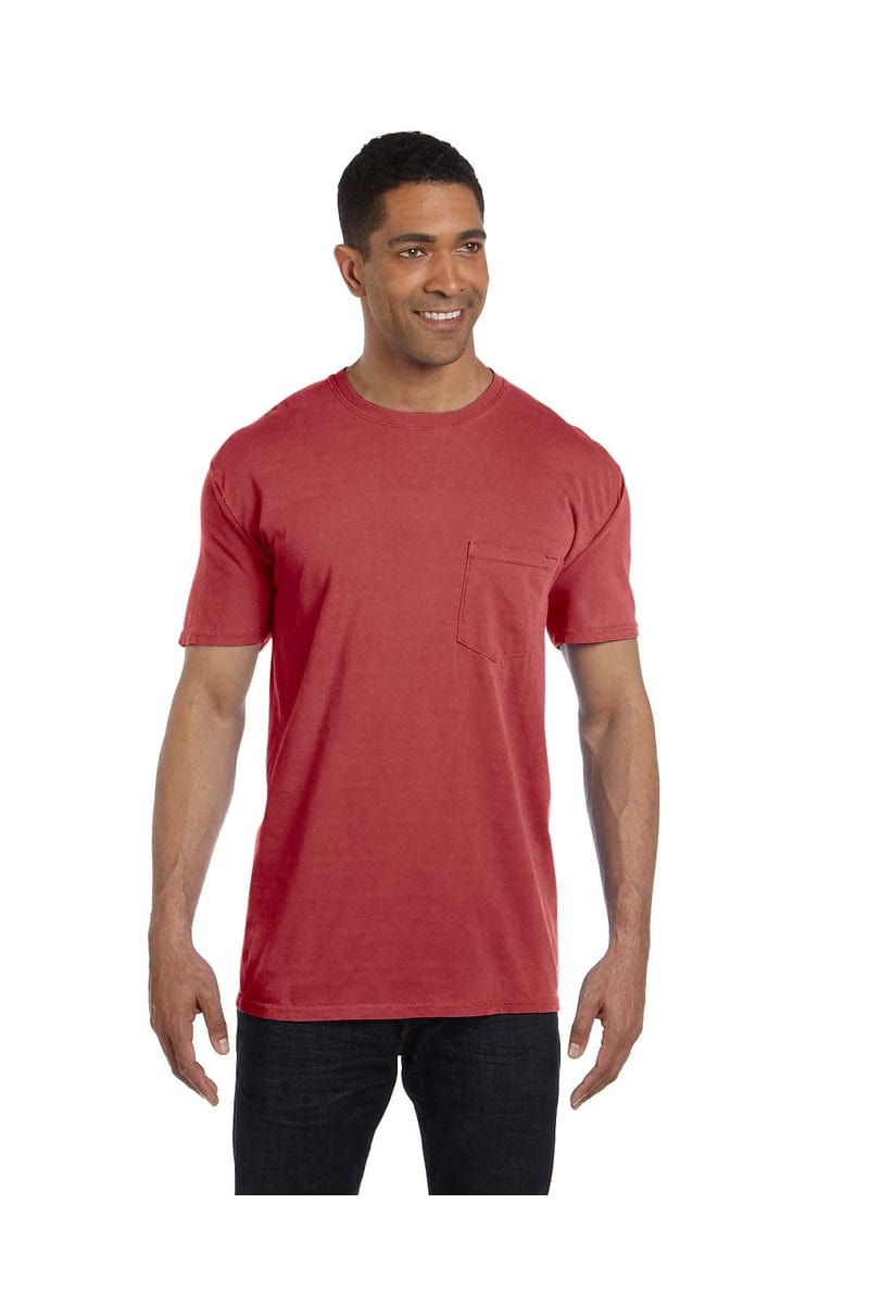 Comfort Colors 6030CC: Adult Heavyweight RS Pocket T-Shirt in Brick