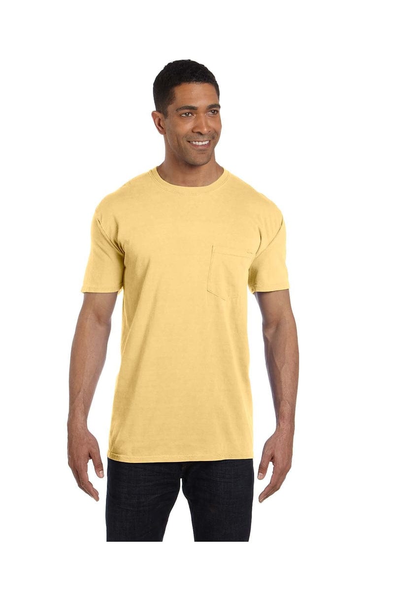 Comfort Colors 6030CC: Adult Heavyweight RS Pocket T-Shirt in Butter