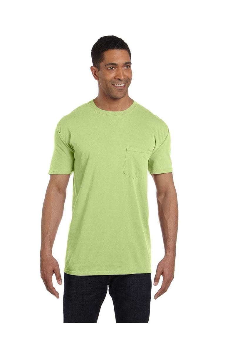 Comfort Colors 6030CC: Adult Heavyweight RS Pocket T-Shirt in Celedon