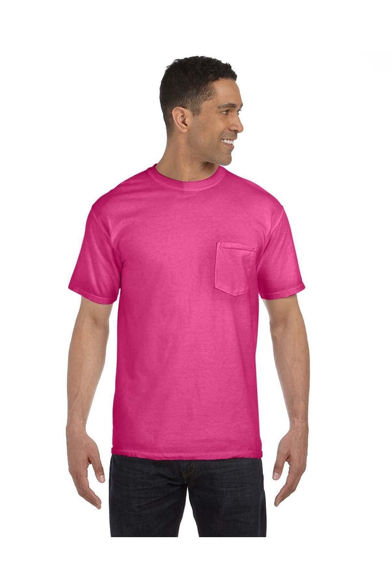 Comfort Colors 6030CC: Adult Heavyweight RS Pocket T-Shirt in Peony