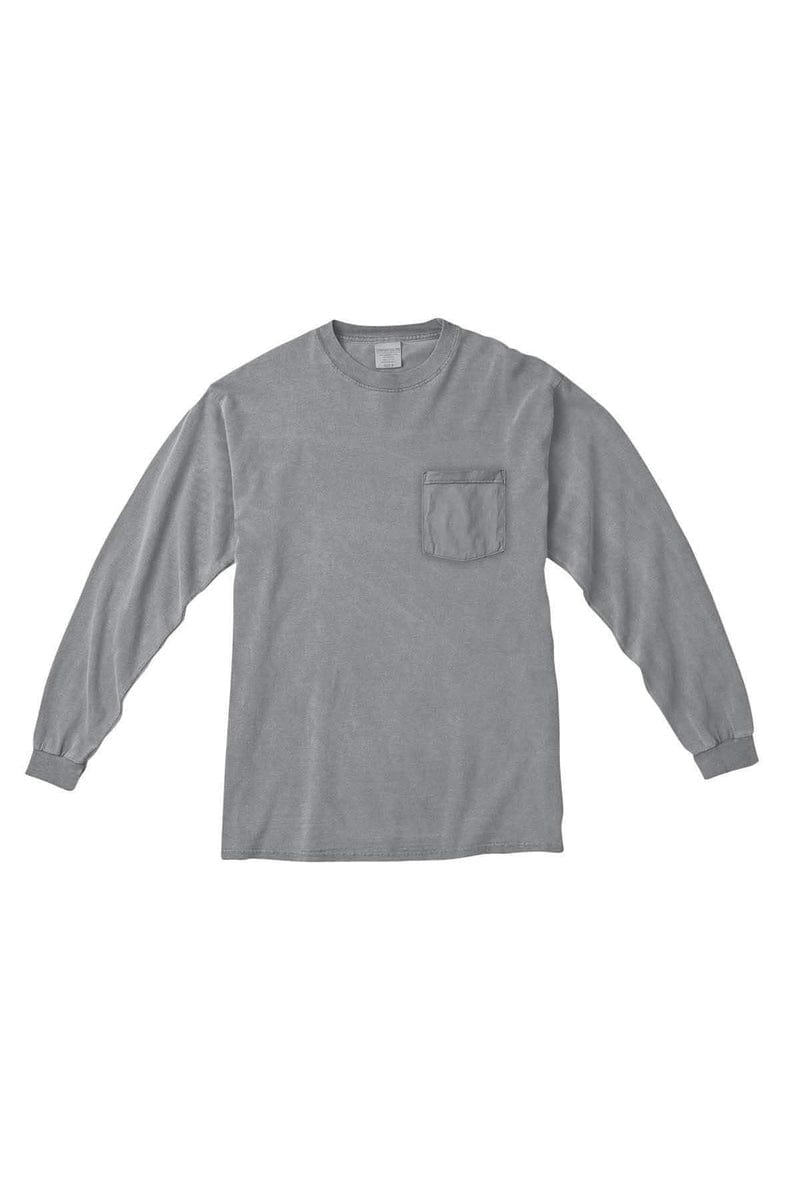 Comfort Colors C4410: Adult Heavyweight Long-Sleeve Pocket T-Shirt in 