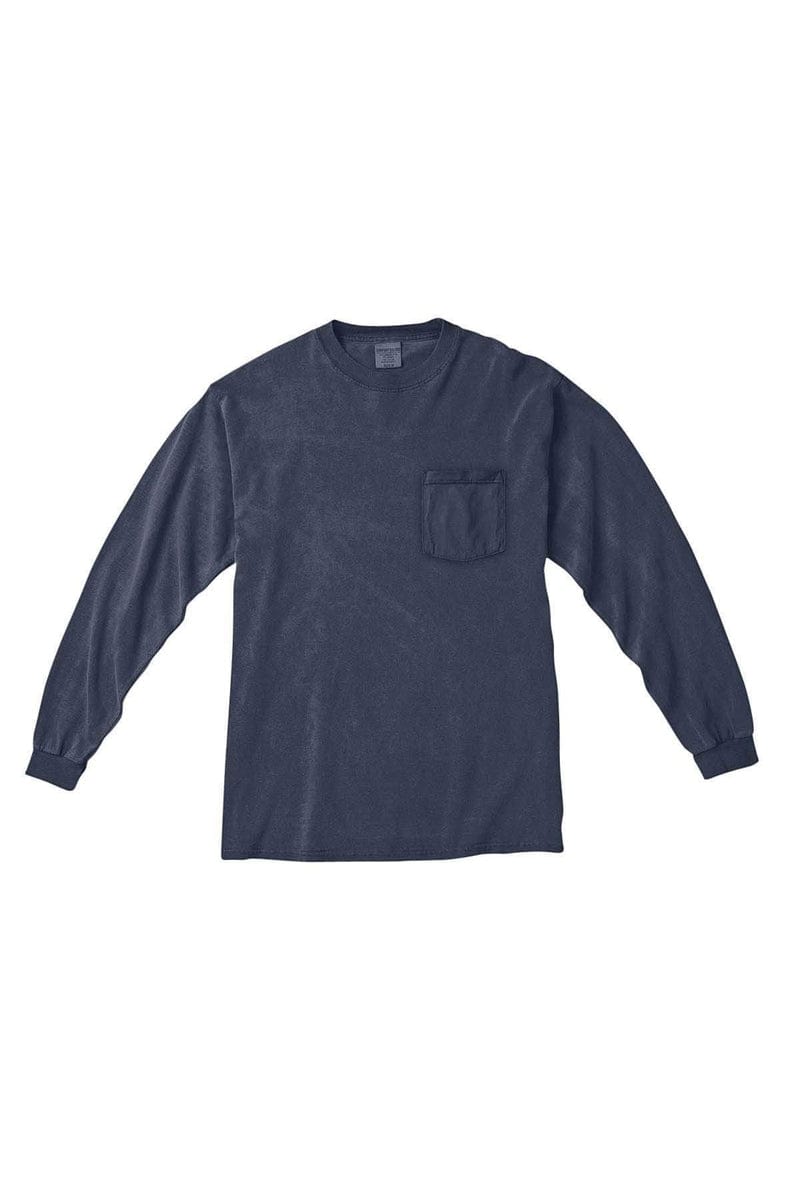 Comfort Colors C4410: Adult Heavyweight Long-Sleeve Pocket T-Shirt in 