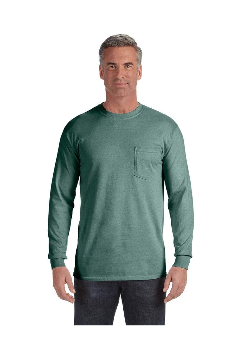 Comfort Colors C4410: Adult Heavyweight Long-Sleeve Pocket T-Shirt in 