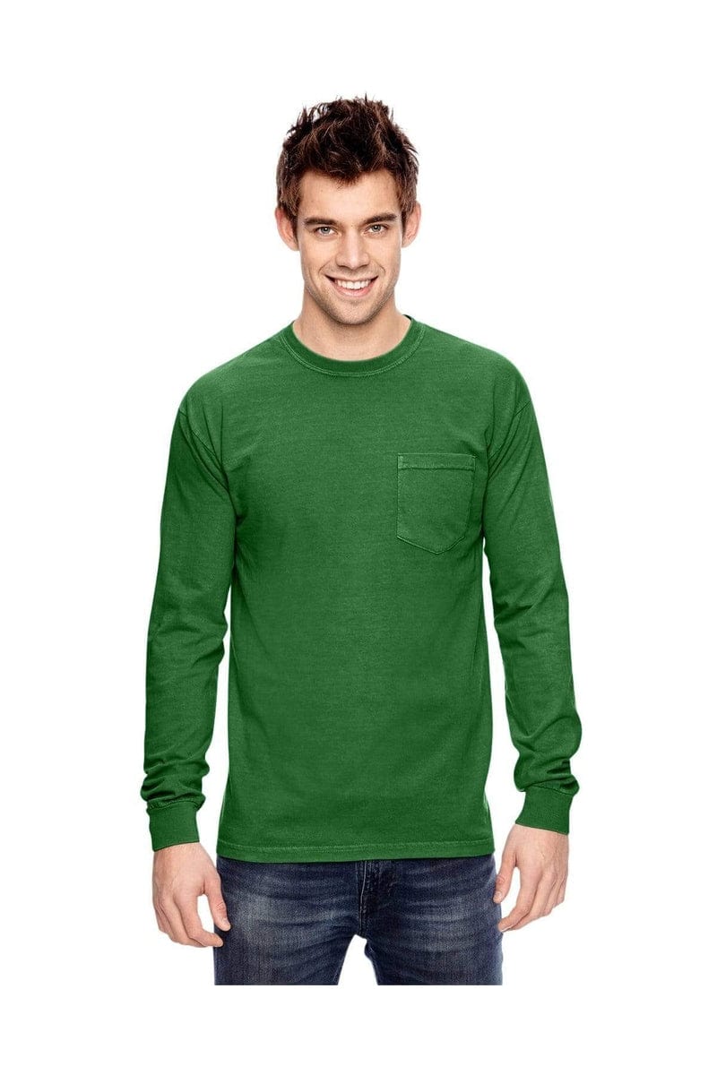 Comfort Colors C4410: Adult Heavyweight Long-Sleeve Pocket T-Shirt in 