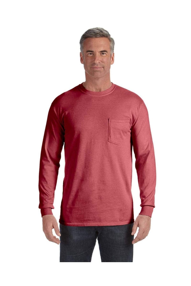 Comfort Colors C4410: Adult Heavyweight Long-Sleeve Pocket T-Shirt in 