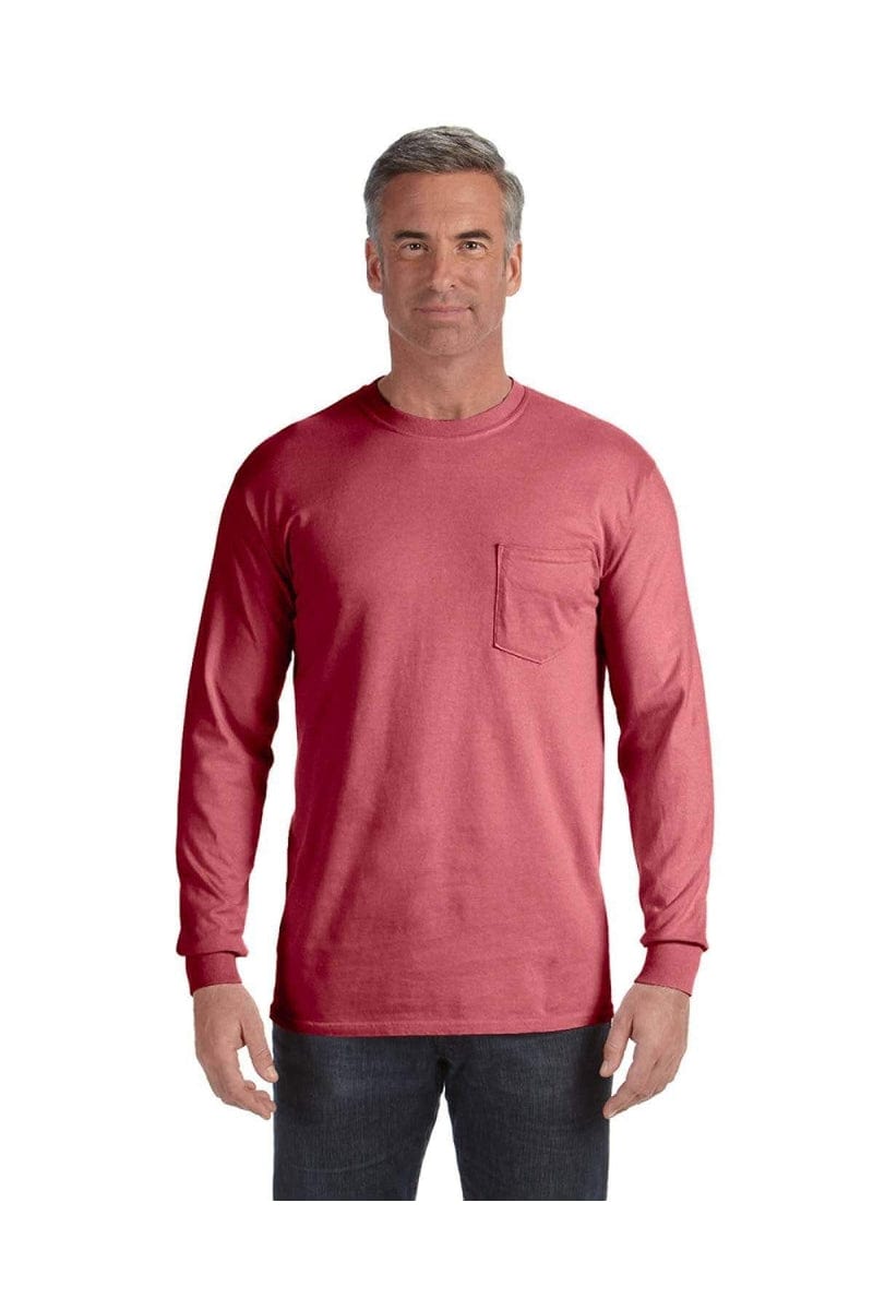 Comfort Colors C4410: Adult Heavyweight Long-Sleeve Pocket T-Shirt in 