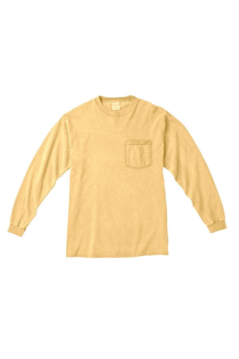 Comfort Colors C4410: Adult Heavyweight Long-Sleeve Pocket T-Shirt in 