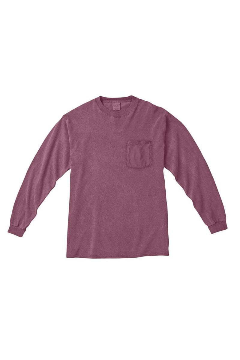 Comfort Colors C4410: Adult Heavyweight Long-Sleeve Pocket T-Shirt in 