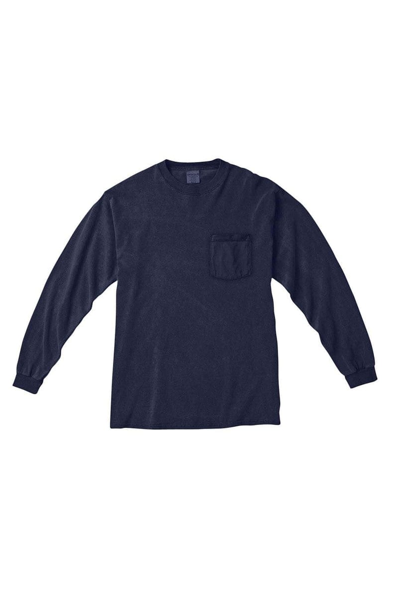 Comfort Colors C4410: Adult Heavyweight Long-Sleeve Pocket T-Shirt in 
