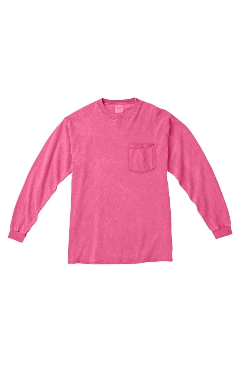 Comfort Colors C4410: Adult Heavyweight Long-Sleeve Pocket T-Shirt in 