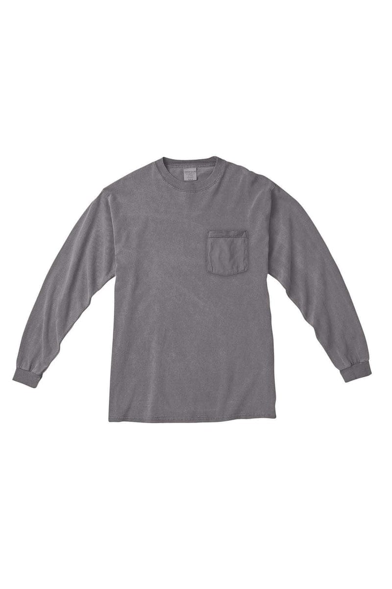 Comfort Colors C4410: Adult Heavyweight Long-Sleeve Pocket T-Shirt in 