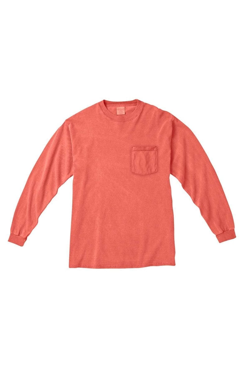 Comfort Colors C4410: Adult Heavyweight Long-Sleeve Pocket T-Shirt in 