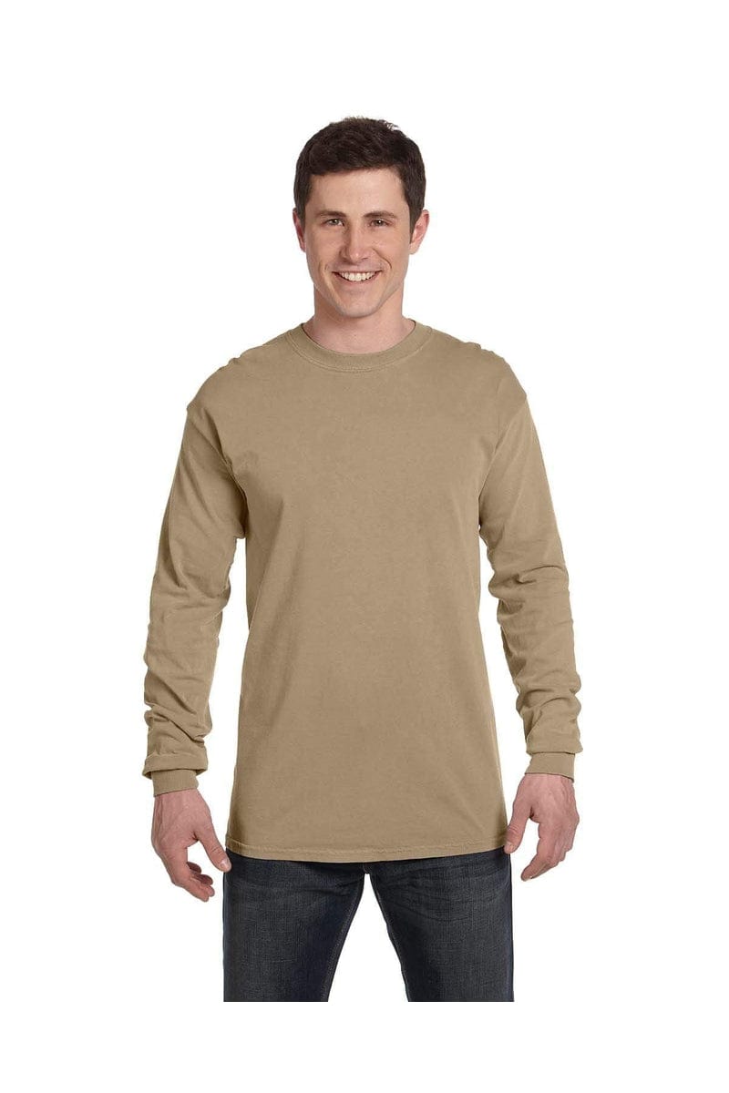 Comfort Colors C6014: Adult Heavyweight RS Long-Sleeve T-Shirt in Khaki