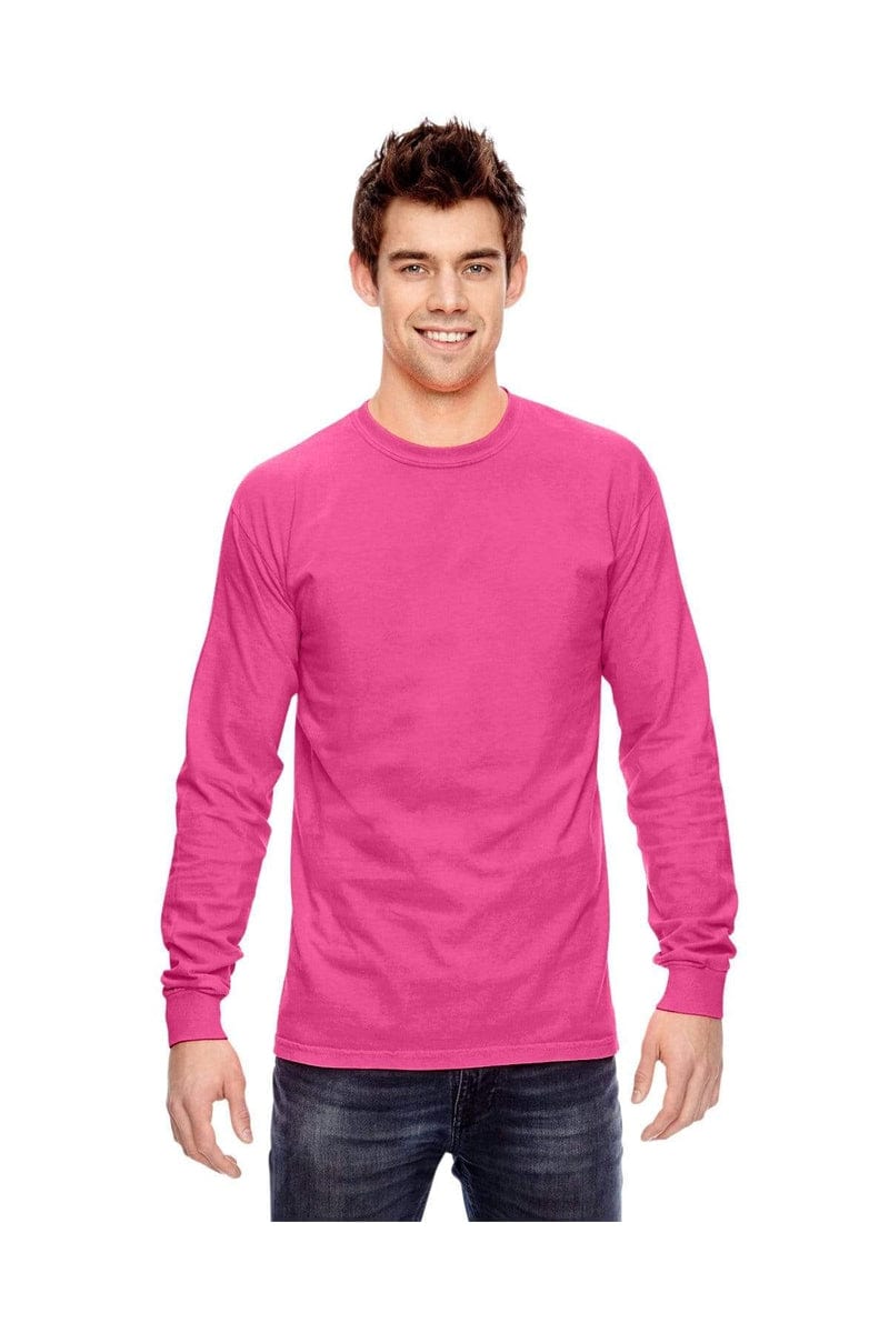 Comfort Colors C6014: Adult Heavyweight RS Long-Sleeve T-Shirt in Peony