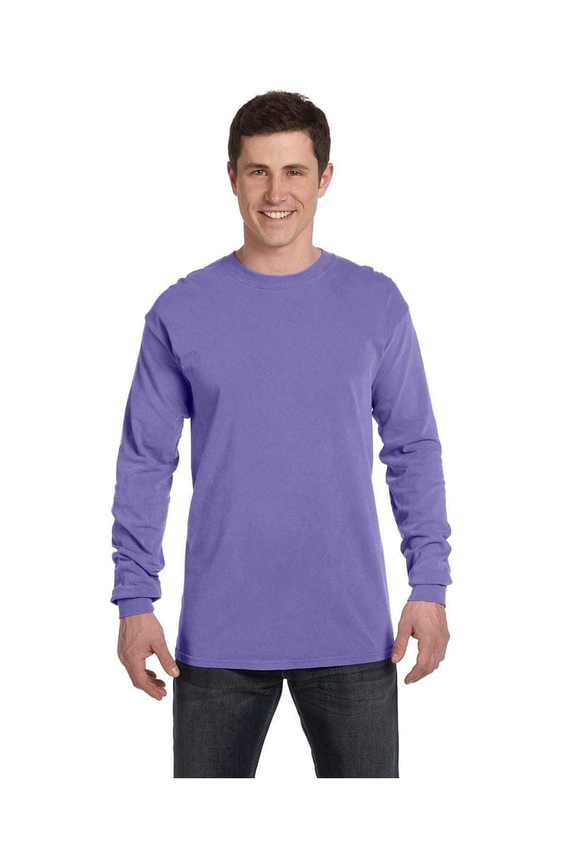 Comfort Colors C6014: Adult Heavyweight RS Long-Sleeve T-Shirt in Violet