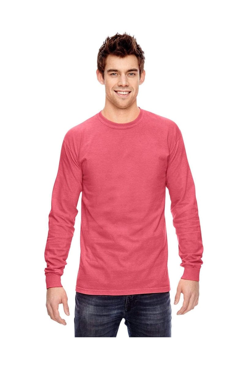 Comfort Colors C6014: Adult Heavyweight RS Long-Sleeve T-Shirt in Watermelon