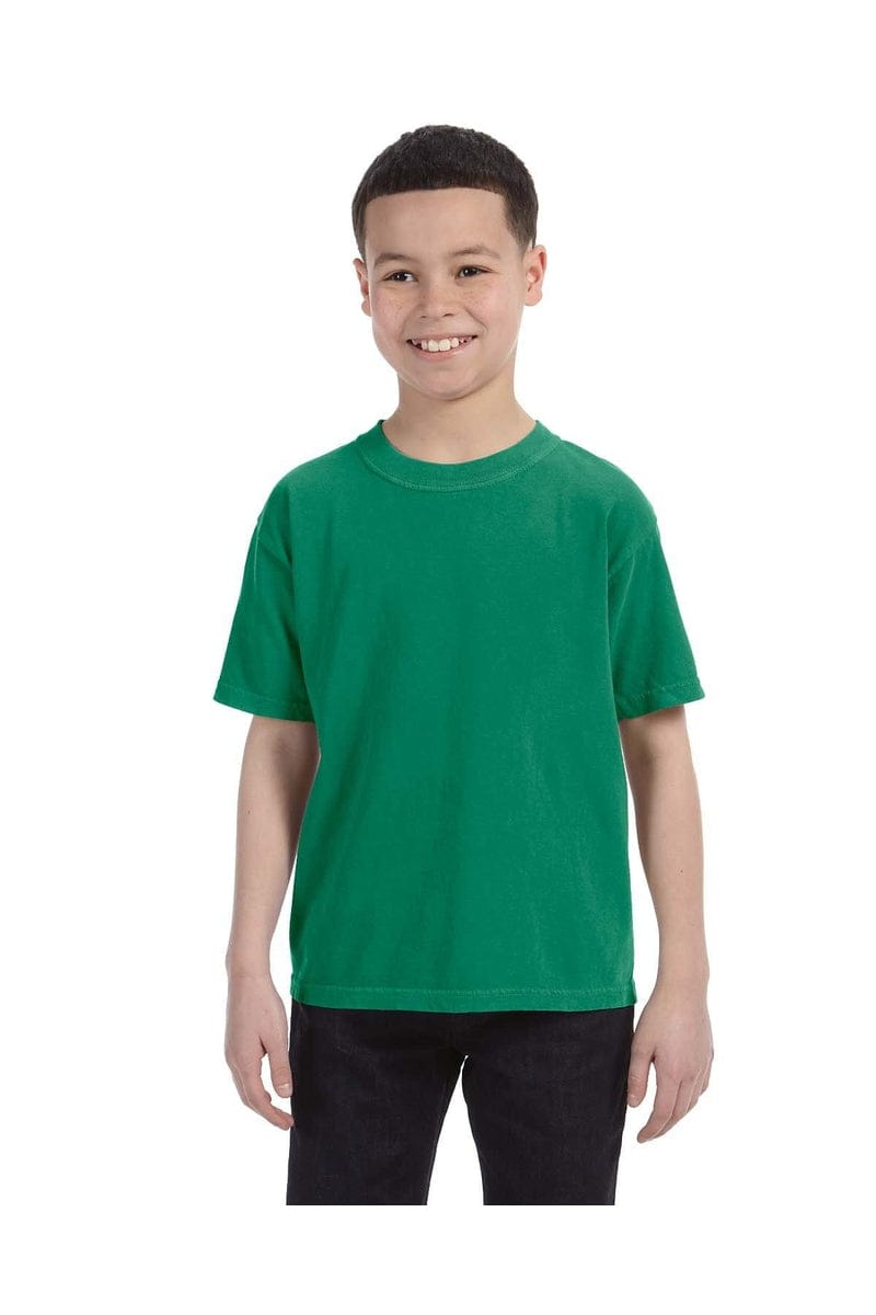 Comfort Colors C9018 Youth Midweight T-Shirt in Grass