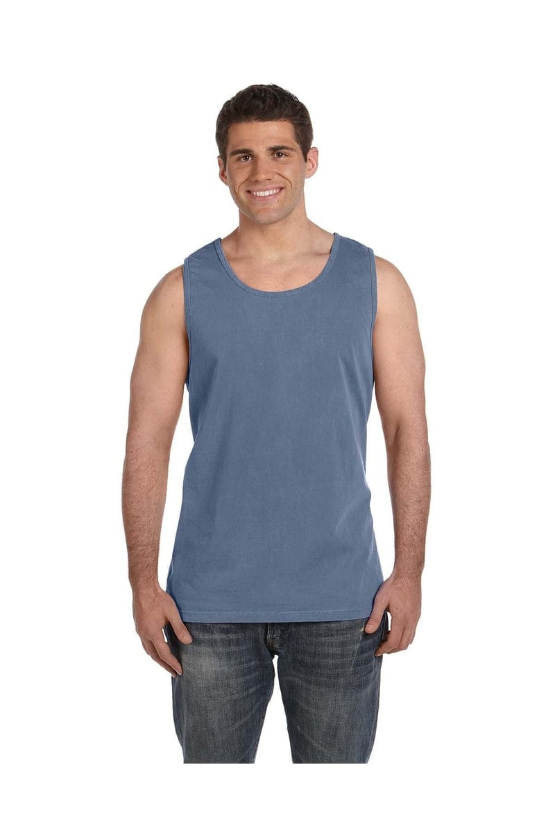 Comfort Colors C9360 Adult Heavyweight RS Tank in Blue Jean