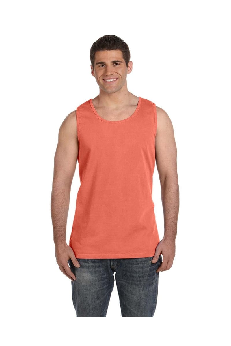 Comfort Colors C9360 Adult Heavyweight RS Tank in Bright Salmon