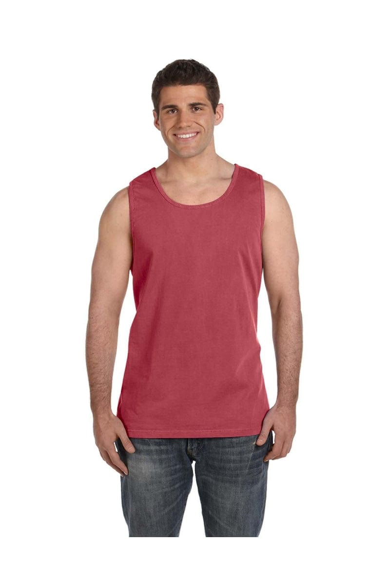Comfort Colors C9360 Adult Heavyweight RS Tank in Crimson