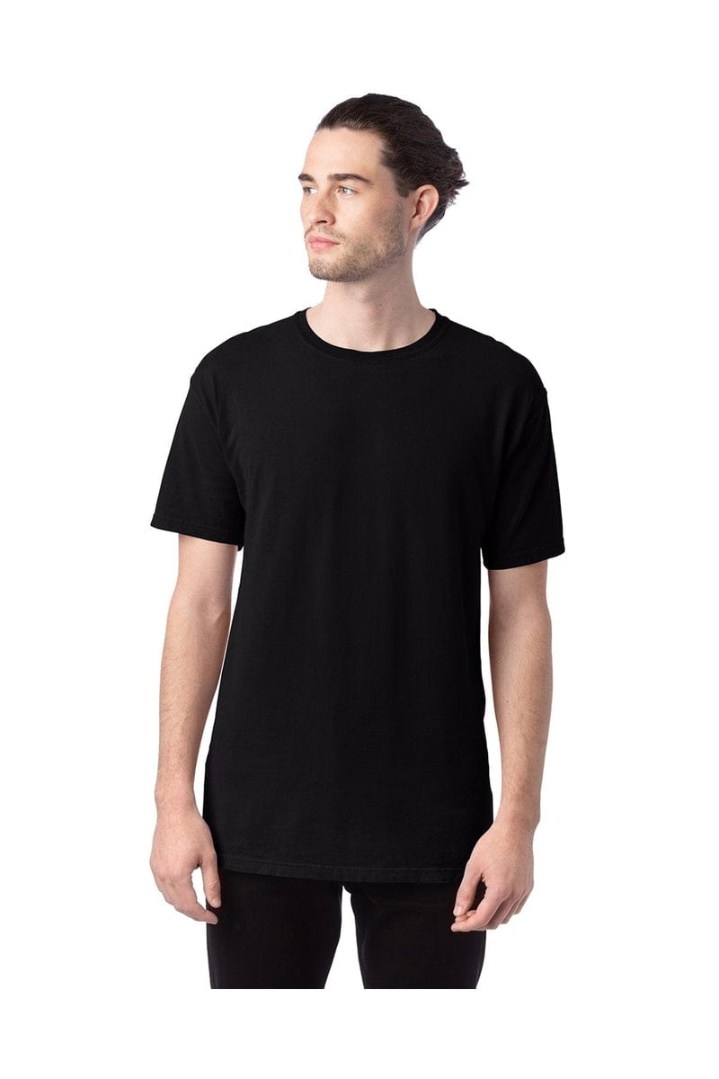 ComfortWash by Hanes GDH100: Men's 5.5 oz., 100% Ringspun Cotton Garment-Dyed T-Shirt in Black