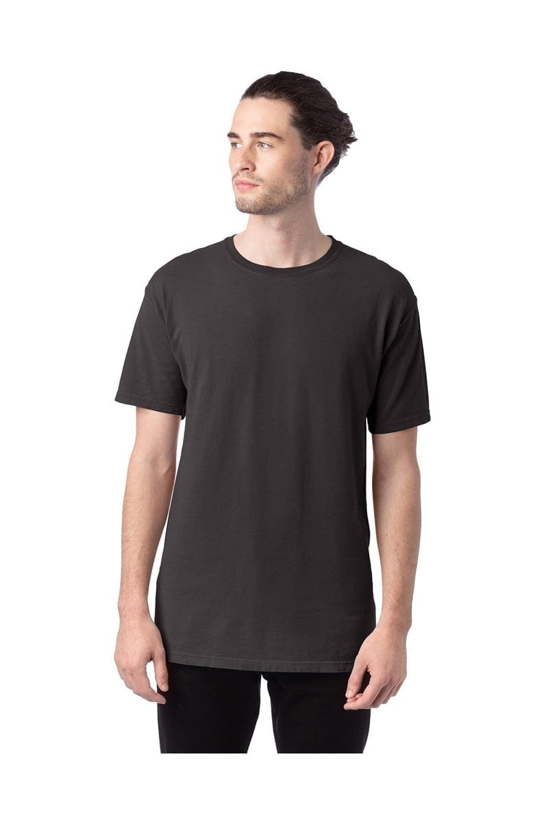 ComfortWash by Hanes GDH100: Men's 5.5 oz., 100% Ringspun Cotton Garment-Dyed T-Shirt in New Railroad