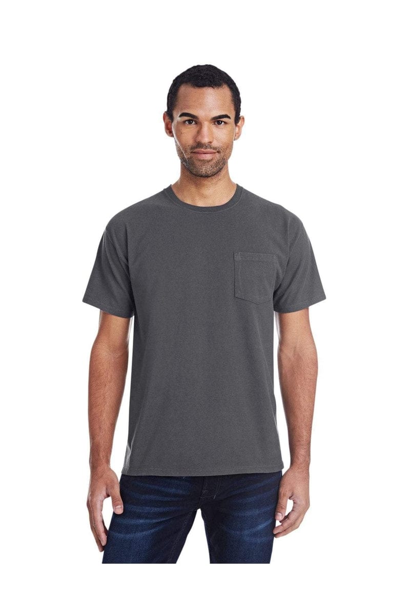 ComfortWash by Hanes GDH150: Unisex 5.5 oz., 100% Ringspun Cotton Garment-Dyed T-Shirt with Pocket in 