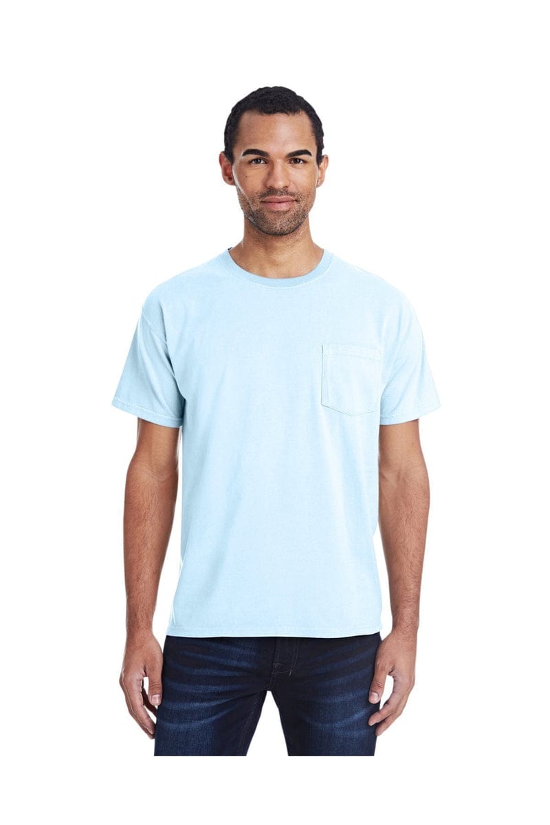 ComfortWash by Hanes GDH150: Unisex 5.5 oz., 100% Ringspun Cotton Garment-Dyed T-Shirt with Pocket in 
