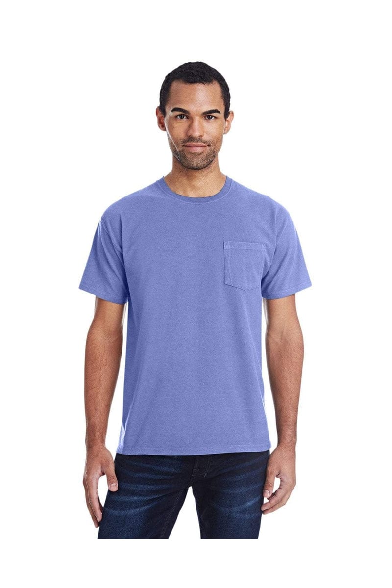 ComfortWash by Hanes GDH150: Unisex 5.5 oz., 100% Ringspun Cotton Garment-Dyed T-Shirt with Pocket in 