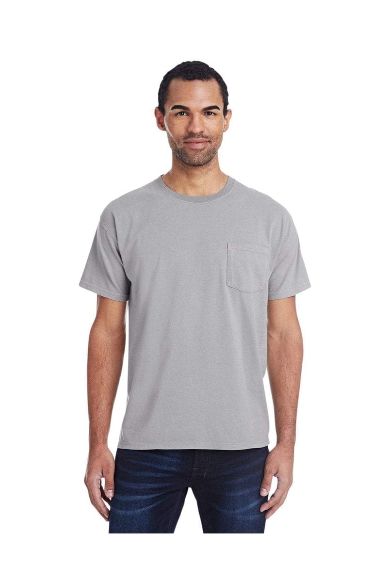 ComfortWash by Hanes GDH150: Unisex 5.5 oz., 100% Ringspun Cotton Garment-Dyed T-Shirt with Pocket in 