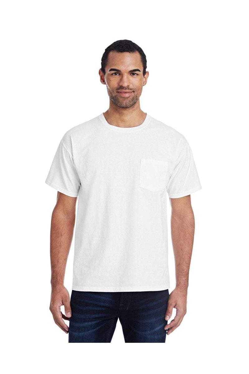 ComfortWash by Hanes GDH150: Unisex 5.5 oz., 100% Ringspun Cotton Garment-Dyed T-Shirt with Pocket