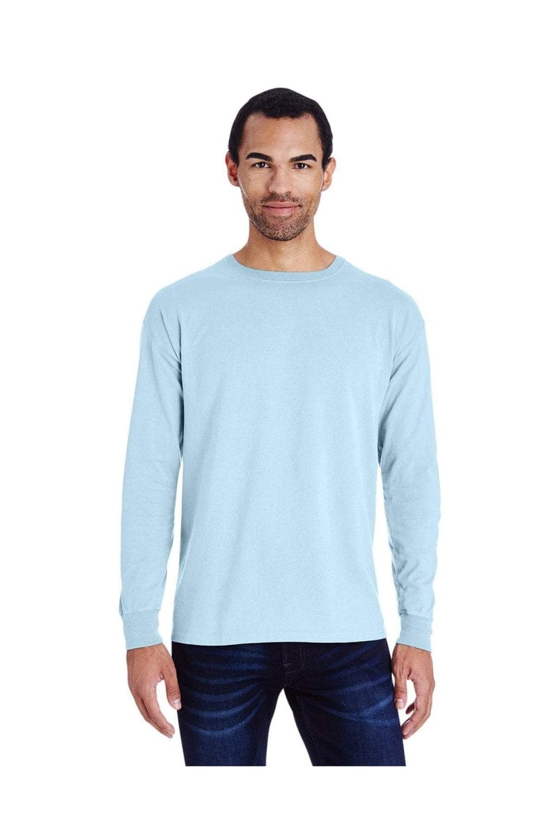 ComfortWash by Hanes GDH200: Unisex 5.5 oz., 100% Ringspun Cotton Garment-Dyed Long-Sleeve T-Shirt in 
